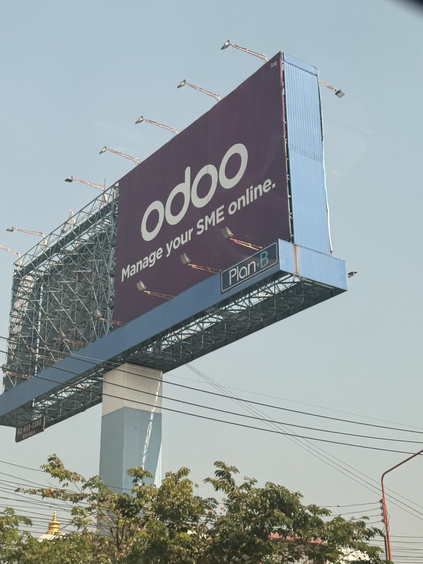 Odoo billboard in Thailand